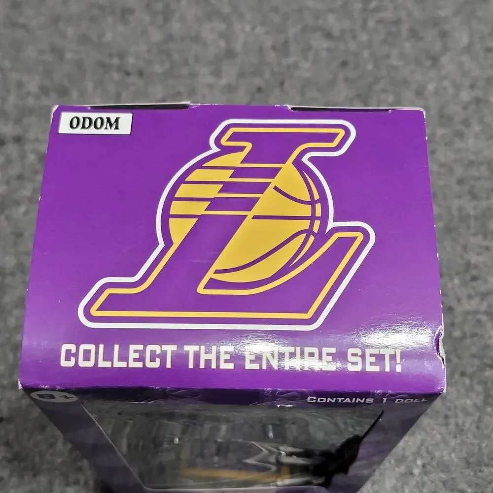 Vintage LA Lakers Bobblehead Lamar Odom #7 2005 Upper Deck Carls Jr Throwback